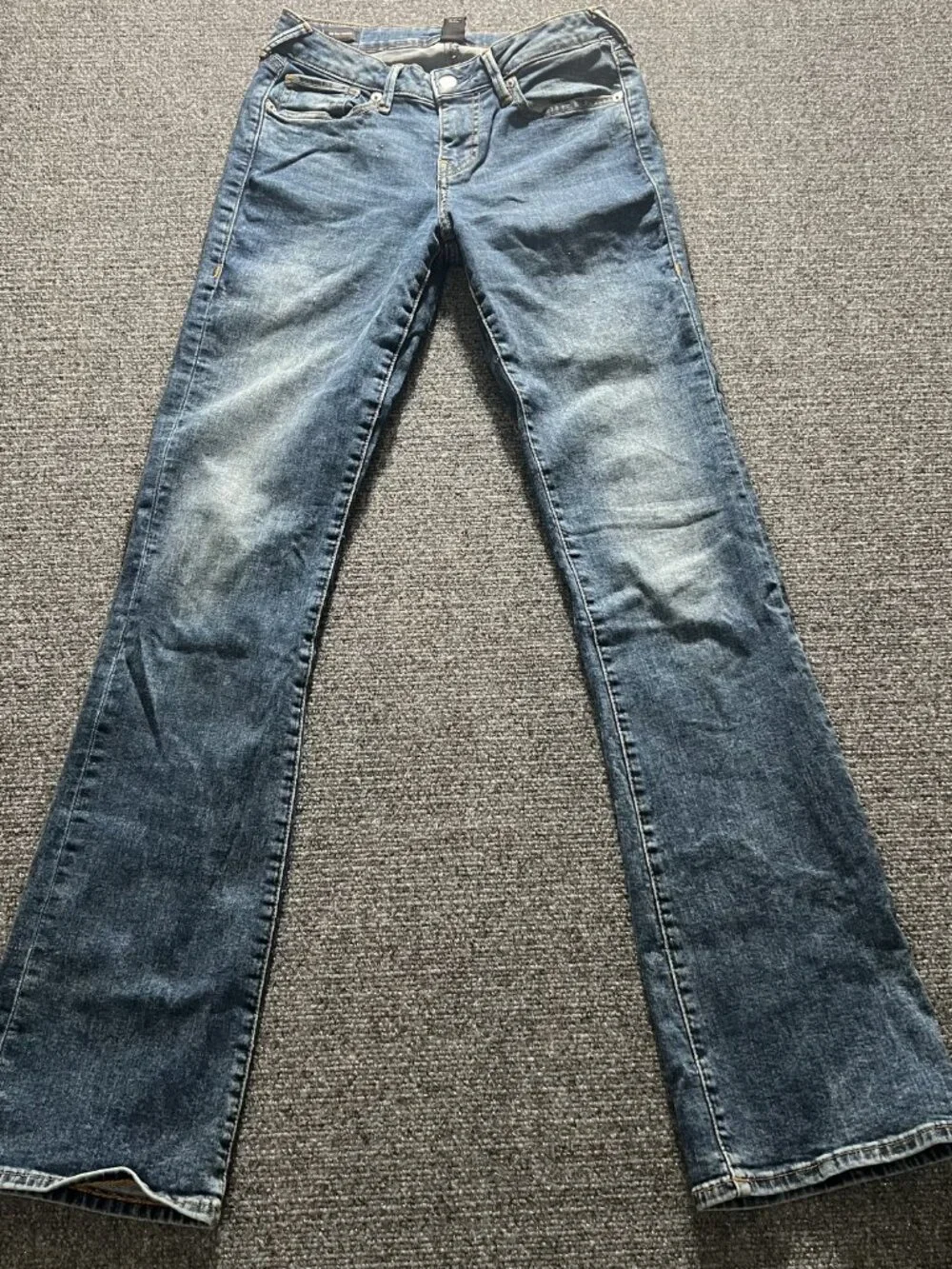 True Religion Becca Bootcut Jeans Womens 27 Blue Mid-Rise Denim